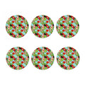 Toucan Parrot Tropical Pattern Print Coaster Set