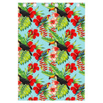 Toucan Parrot Tropical Pattern Print Curtain