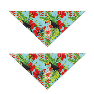 Toucan Parrot Tropical Pattern Print Dog Bandana