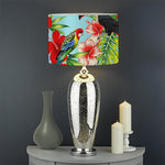 Toucan Parrot Tropical Pattern Print Drum Lamp Shade