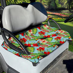 Toucan Parrot Tropical Pattern Print Golf Cart Seat Cover