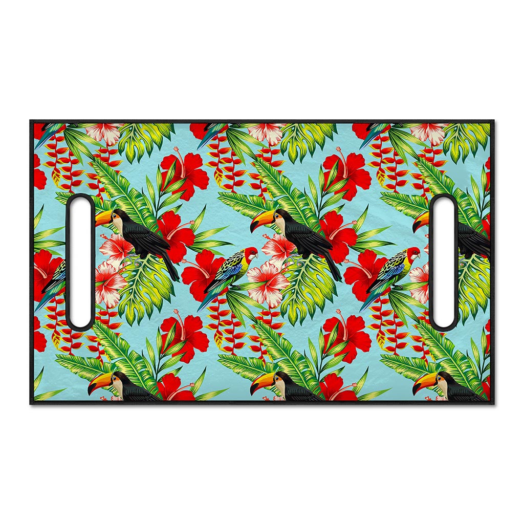 Toucan Parrot Tropical Pattern Print Golf Cart Seat Cover