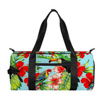 Toucan Parrot Tropical Pattern Print Gym Bag