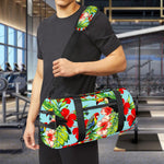 Toucan Parrot Tropical Pattern Print Gym Bag