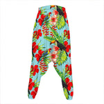 Toucan Parrot Tropical Pattern Print Hammer Pants