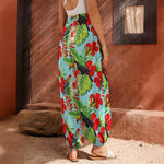 Toucan Parrot Tropical Pattern Print Harem Pants