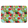 Toucan Parrot Tropical Pattern Print Indoor Door Mat