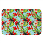 Toucan Parrot Tropical Pattern Print Indoor Door Mat