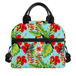 Toucan Parrot Tropical Pattern Print Insulated Lunch Bag