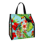 Toucan Parrot Tropical Pattern Print Insulated Lunch Tote