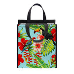 Toucan Parrot Tropical Pattern Print Insulated Lunch Tote