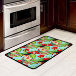 Toucan Parrot Tropical Pattern Print Kitchen Mat