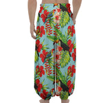 Toucan Parrot Tropical Pattern Print Lantern Pants