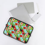 Toucan Parrot Tropical Pattern Print Laptop Sleeve