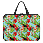 Toucan Parrot Tropical Pattern Print Laptop Sleeve With Handle