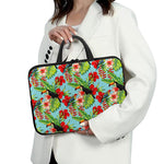 Toucan Parrot Tropical Pattern Print Laptop Sleeve With Handle