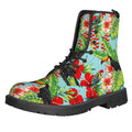Toucan Parrot Tropical Pattern Print Lace-Up Boots