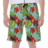 Toucan Parrot Tropical Pattern Print Men's Beach Shorts