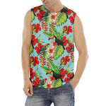 Toucan Parrot Tropical Pattern Print Men's Fitness Tank Top