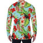 Toucan Parrot Tropical Pattern Print Men's Long Sleeve T-Shirt