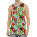 Toucan Parrot Tropical Pattern Print Men's Muscle Tank Top