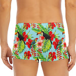 Toucan Parrot Tropical Pattern Print Men's Short Boxer Briefs