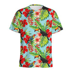 Toucan Parrot Tropical Pattern Print Men's Sports T-Shirt