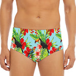 Toucan Parrot Tropical Pattern Print Men's Triangle Swim Briefs