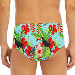 Toucan Parrot Tropical Pattern Print Men's Triangle Swim Briefs