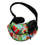 Toucan Parrot Tropical Pattern Print Pet Sling Carrier