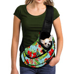 Toucan Parrot Tropical Pattern Print Pet Sling Carrier