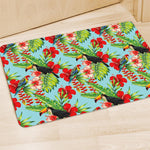 Toucan Parrot Tropical Pattern Print Polyester Doormat