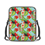 Toucan Parrot Tropical Pattern Print Rectangular Crossbody Bag