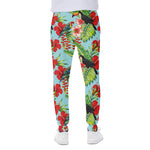 Toucan Parrot Tropical Pattern Print Scuba Joggers