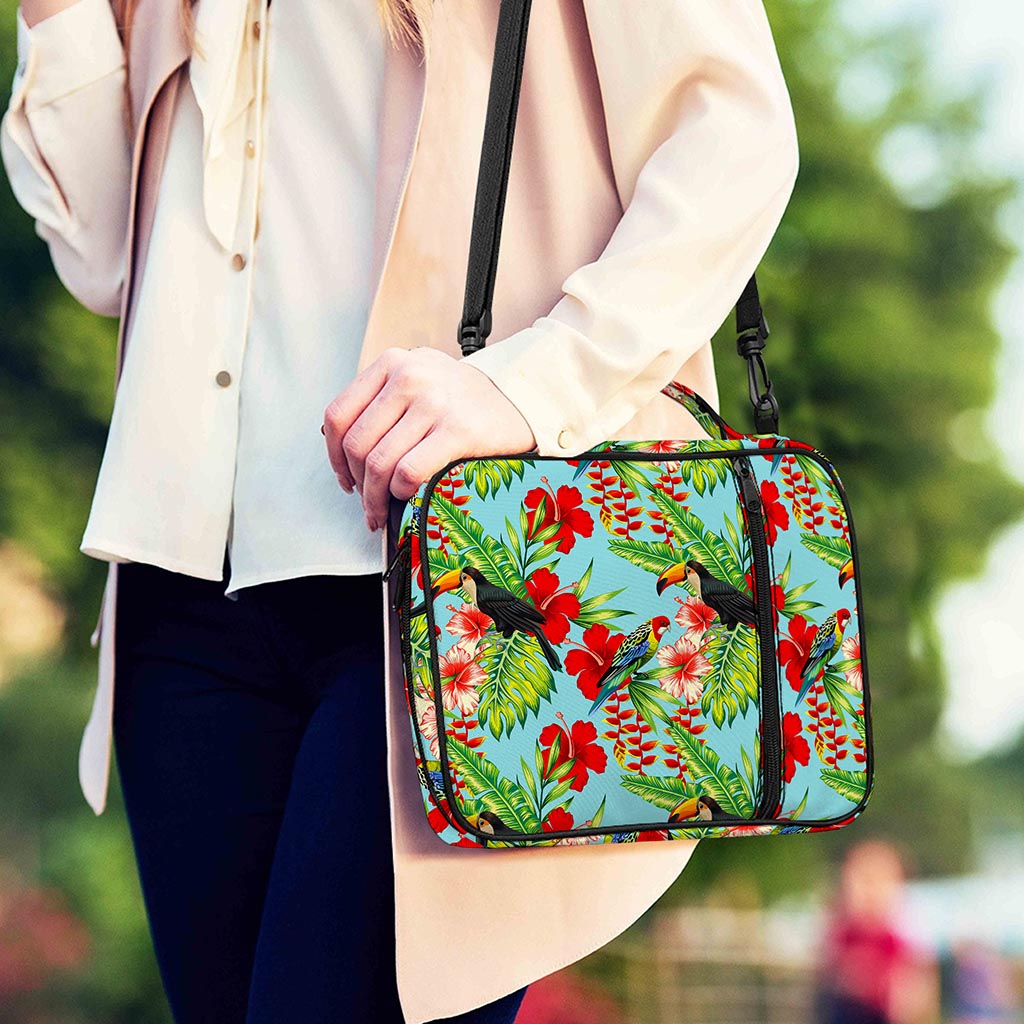 Toucan Parrot Tropical Pattern Print Shoulder Strap Bible Bag