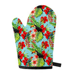 Toucan Parrot Tropical Pattern Print Single Oven Mitt