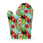 Toucan Parrot Tropical Pattern Print Single Oven Mitt