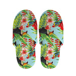 Toucan Parrot Tropical Pattern Print Slippers