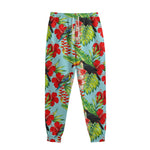 Toucan Parrot Tropical Pattern Print Sweatpants