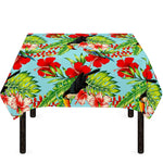 Toucan Parrot Tropical Pattern Print Tablecloth