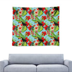 Toucan Parrot Tropical Pattern Print Tapestry