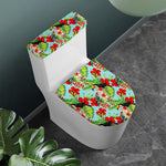 Toucan Parrot Tropical Pattern Print Toilet Lid And Tank Cover Set
