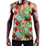 Toucan Parrot Tropical Pattern Print Training Tank Top