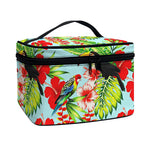 Toucan Parrot Tropical Pattern Print Travel Makeup Bag