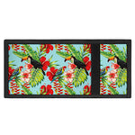 Toucan Parrot Tropical Pattern Print Trifold Wallet
