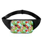 Toucan Parrot Tropical Pattern Print Waist Bag
