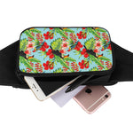 Toucan Parrot Tropical Pattern Print Waist Bag