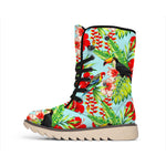 Toucan Parrot Tropical Pattern Print Winter Boots