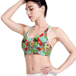 Toucan Parrot Tropical Pattern Print Women's Sports Bra
