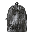 Toy Spiders And Cobweb Print School Backpack